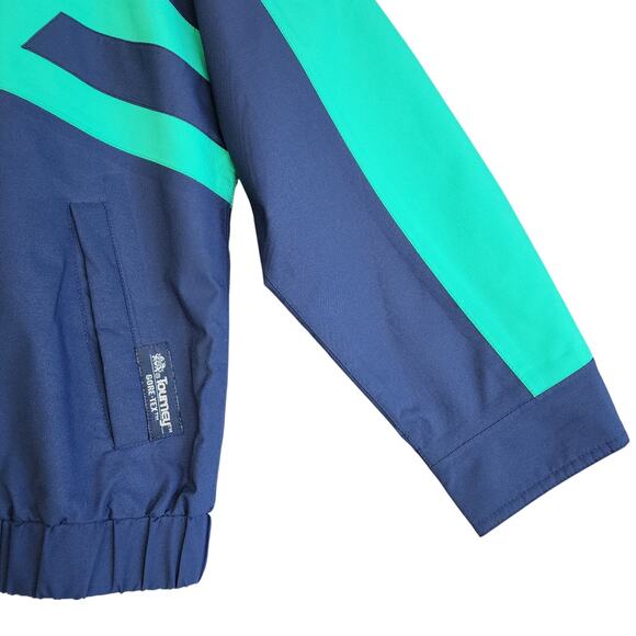 Tourney Womens Vintage Retro Gore Tex Waterproof Jacket Size Medium Golf Track - Picture 2 of 12